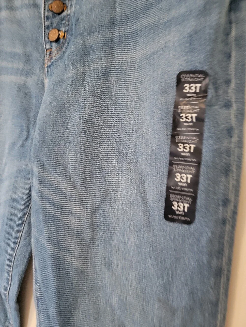 J. Crew Essential Straight Button-Fly Women’s Jeans in Light Blue